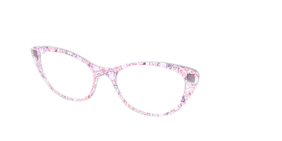 The Frightfully Fun Doodles Crystal - Angle Top Thumbnail - Pair Eyewear