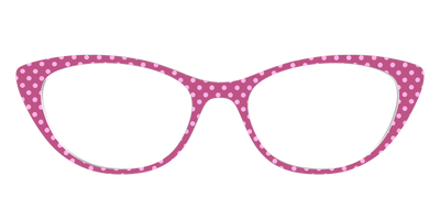 The Fuchsia Polka Dots - Front Top Thumbnail - Pair Eyewear
