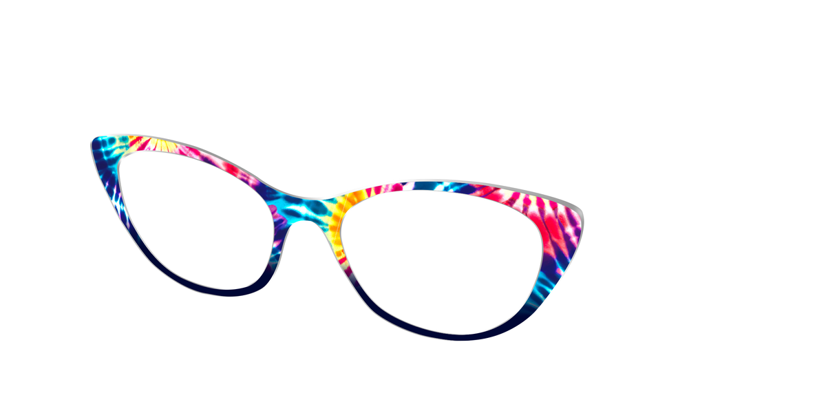 The Funky Tie-Dye - Angle Top Image - Pair Eyewear