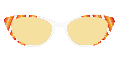The Groovy Stripes with Citrine Yellow Lens - Front Top Thumbnail - Pair Eyewear