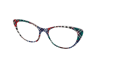 The Grunge Plaid Print Mix - Angle Top Thumbnail - Pair Eyewear