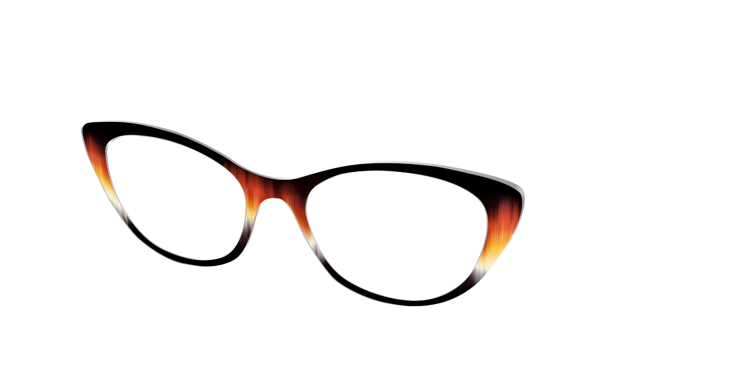 The Hallows' Eve Gradient - Angle Top Image - Pair Eyewear