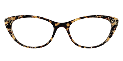 The Haunted Tortoise with Gold Foil Webs - Front Top Thumbnail - Pair Eyewear