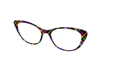 The Hexed Plaid - Angle Top Thumbnail - Pair Eyewear