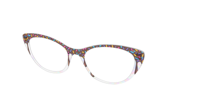 The Holographic Milkshake - Angle Top Thumbnail - Pair Eyewear