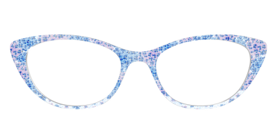The Hydrangea Confetti Crystal with Gold Foil - Front Top Thumbnail - Pair Eyewear