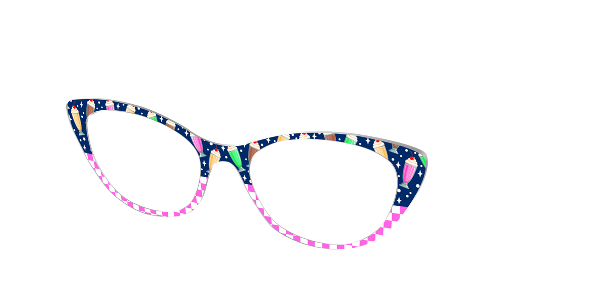 The Ice Cream Social Split - Angle Top Image - Pair Eyewear