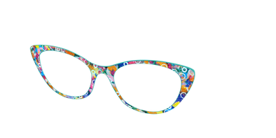 The Imaginative Tortoise with Bubble Glitter - Angle Top Thumbnail - Pair Eyewear