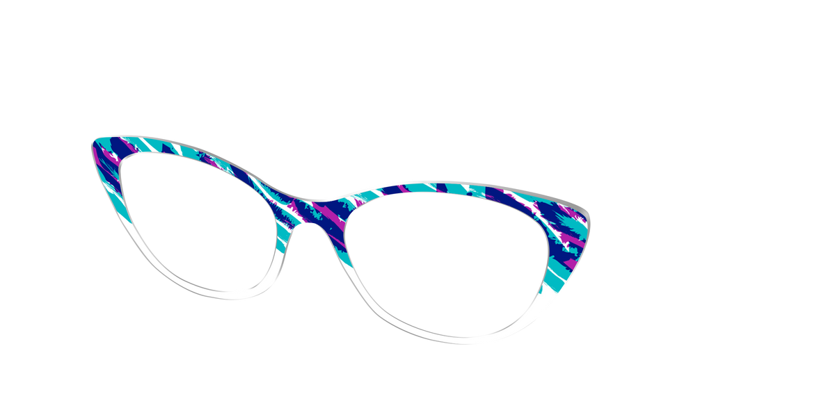 The Jazzy Scribble - Angle Top Image - Pair Eyewear