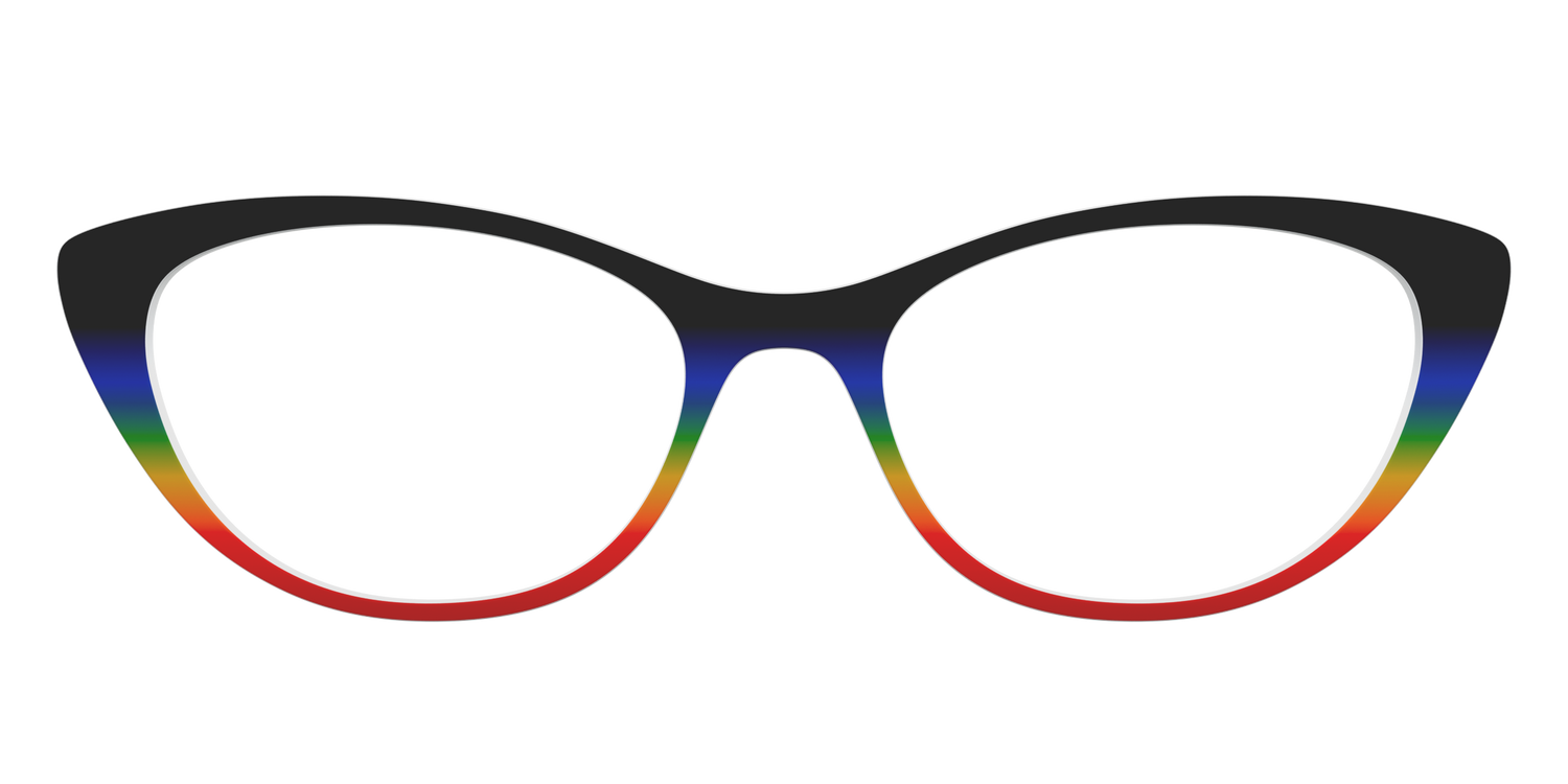 The Love Wins Gradient - Front Top Image - Pair Eyewear