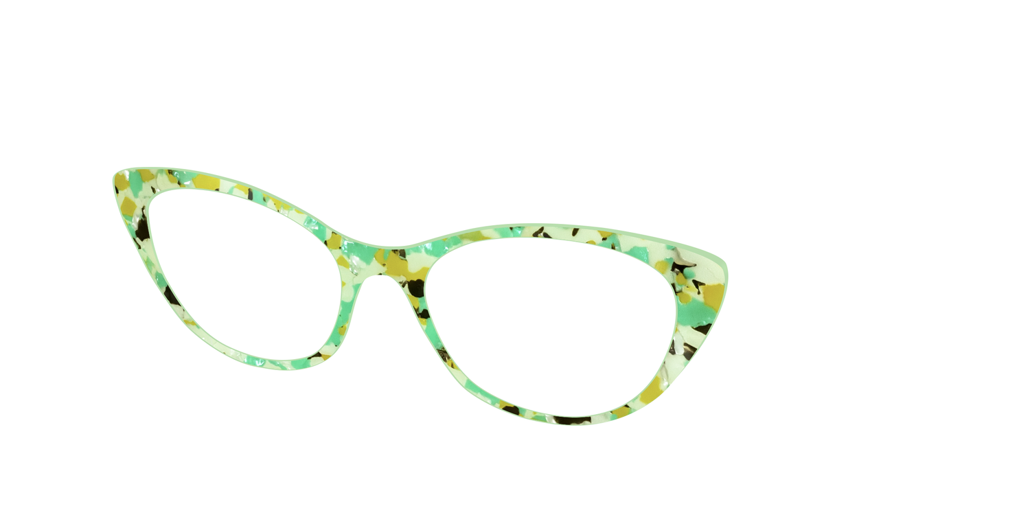 The Matcha Pearl Tortoise - Angle Top Image - Pair Eyewear