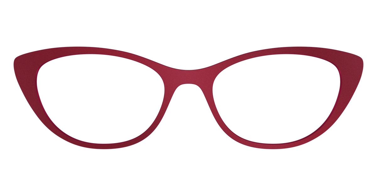 The Matte Burgundy - Front Top Image - Pair Eyewear