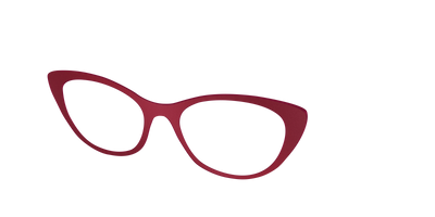 The Matte Burgundy - Angle Top Thumbnail - Pair Eyewear