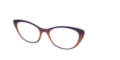 The Matte Midnight to Violet Gradient - Angle Top Thumbnail - Pair Eyewear