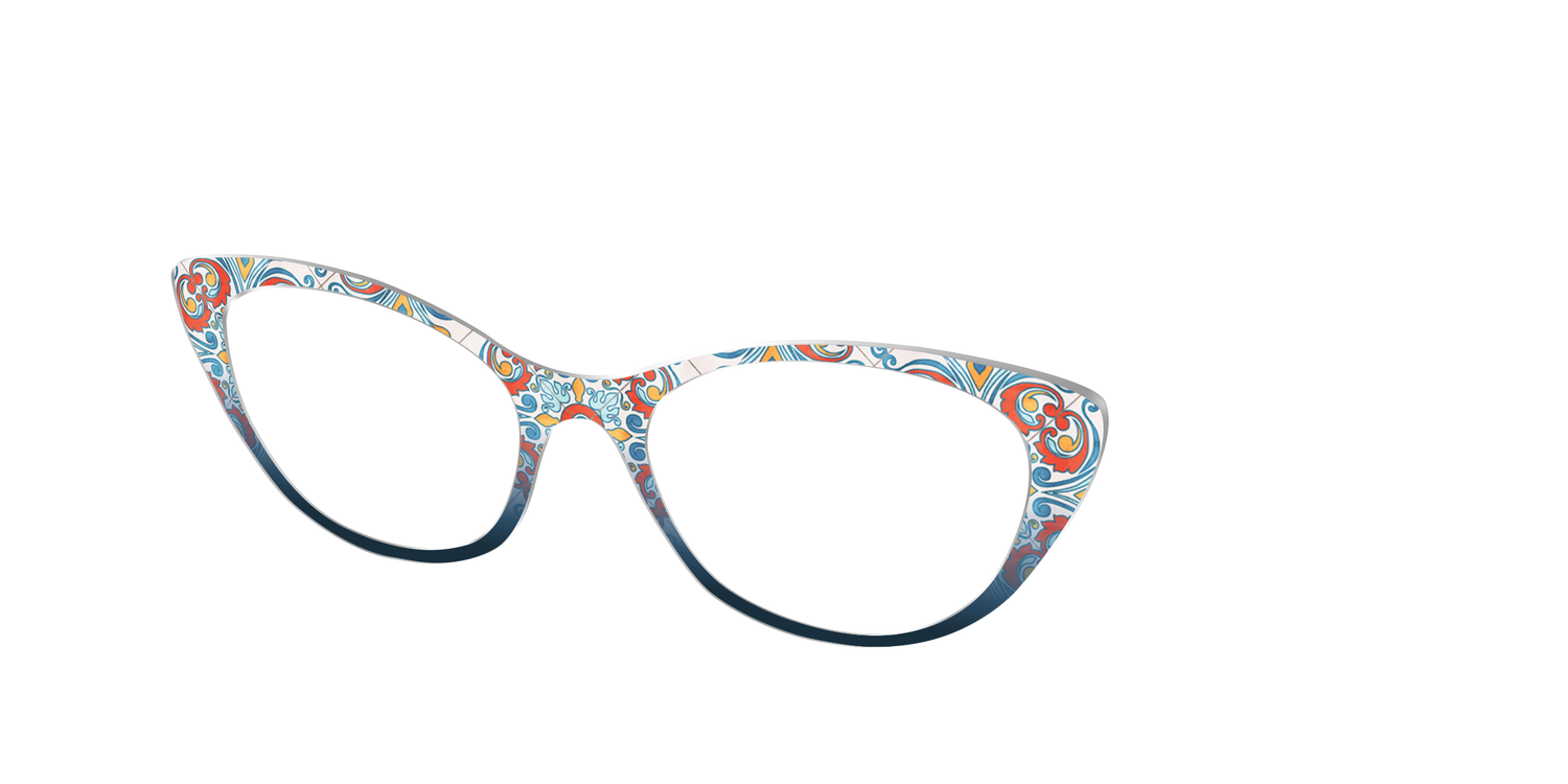 The Mediterranean Tile - Angle Top Image - Pair Eyewear