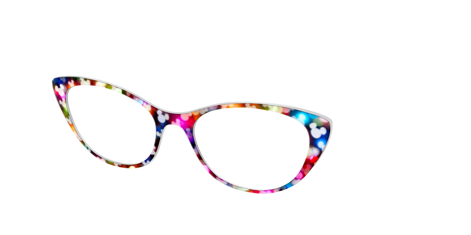 The Mickey Bokeh - Angle Top Image - Pair Eyewear