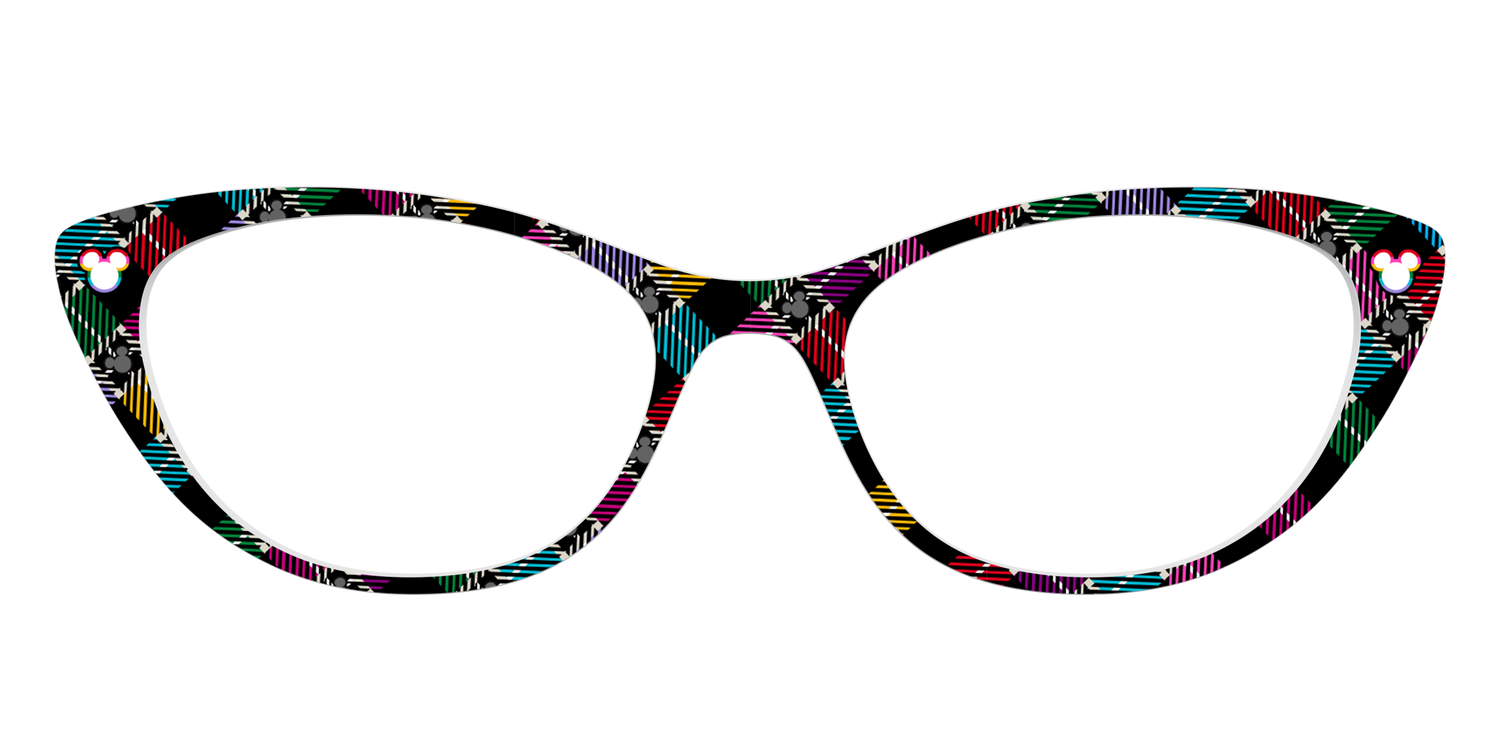 The Mickey Plaid - Front Top Image - Pair Eyewear