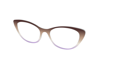 The Mocha to Light Lavender Gradient - Angle Top Thumbnail - Pair Eyewear