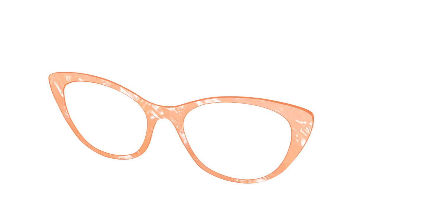 The Morganite Pearl Marble - Angle Top Image - Pair Eyewear