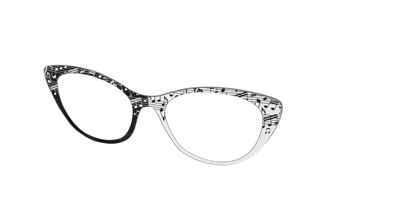 The Musical Shimmer Split - Angle Top Thumbnail - Pair Eyewear