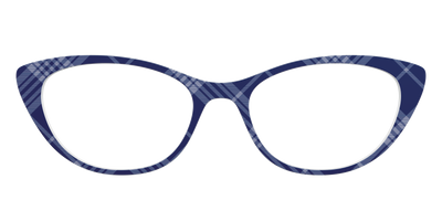 The Navy Twill Plaid - Front Top Thumbnail - Pair Eyewear