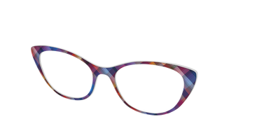 The Ombre Plaid - Angle Top Thumbnail - Pair Eyewear