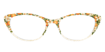 The Orange Blossom Glitter Crystal - Front Top Thumbnail - Pair Eyewear