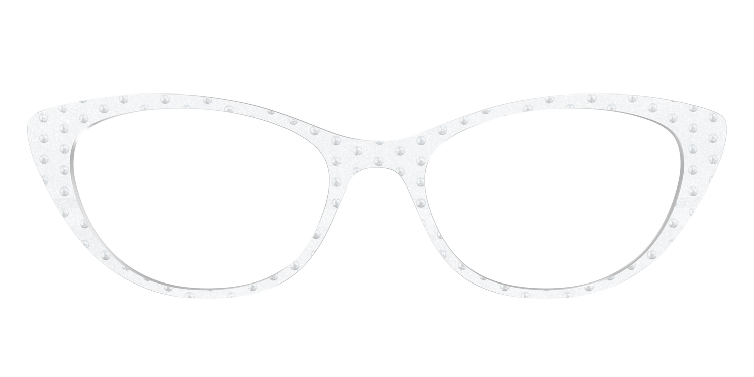 The Pearl Shimmer Polka Dots - Front Top Image - Pair Eyewear