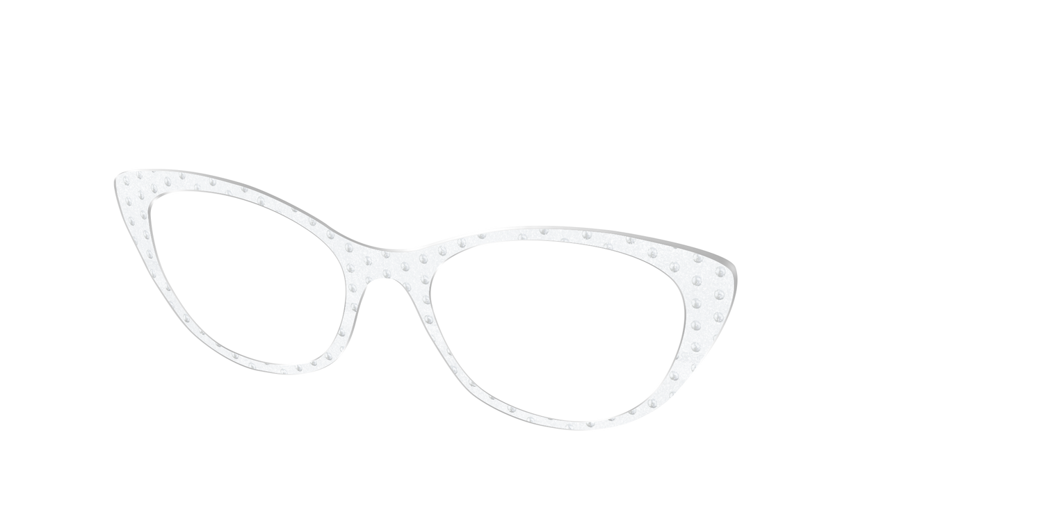 The Pearl Shimmer Polka Dots - Angle Top Image - Pair Eyewear