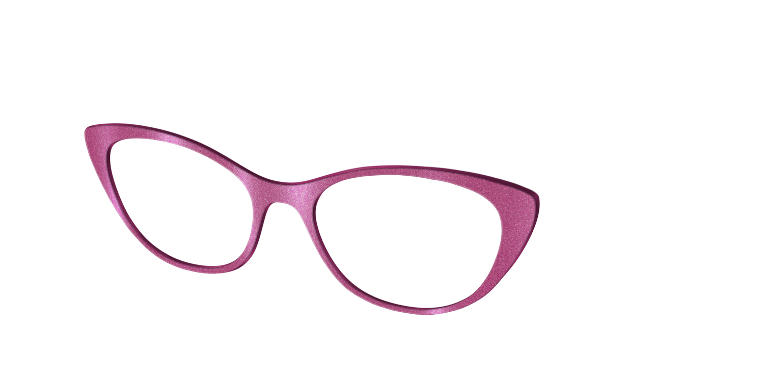The Pink Shimmer - Angle Top Image - Pair Eyewear
