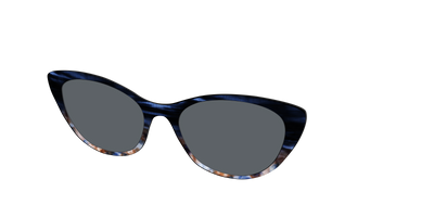 The Polarized Blue Horn Tortoise Sun Top - Angle Top Thumbnail - Pair Eyewear