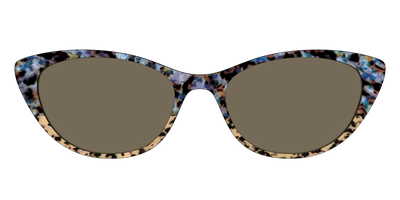 The Polarized Oasis Tortoise Split Sun Top - Front Top Thumbnail - Pair Eyewear