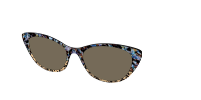 The Polarized Oasis Tortoise Split Sun Top - Angle Top Thumbnail - Pair Eyewear