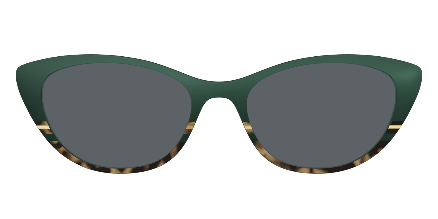 The Polarized Spruce Tortoise Sun Top - Front Top Image - Pair Eyewear