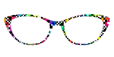 The Prismatic Check - Front Top Thumbnail - Pair Eyewear