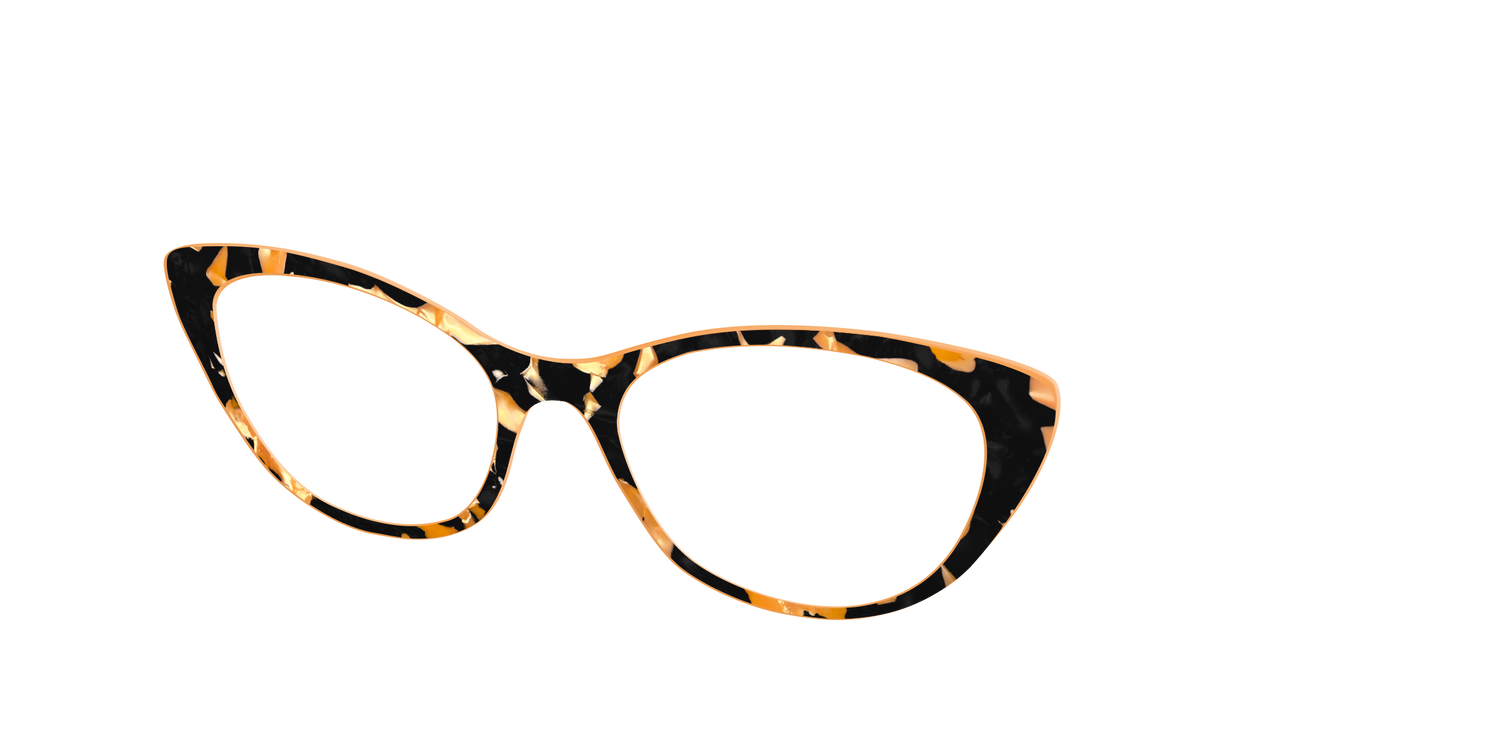 The Pumpkin Camo Pearl Tortoise - Angle Top Image - Pair Eyewear