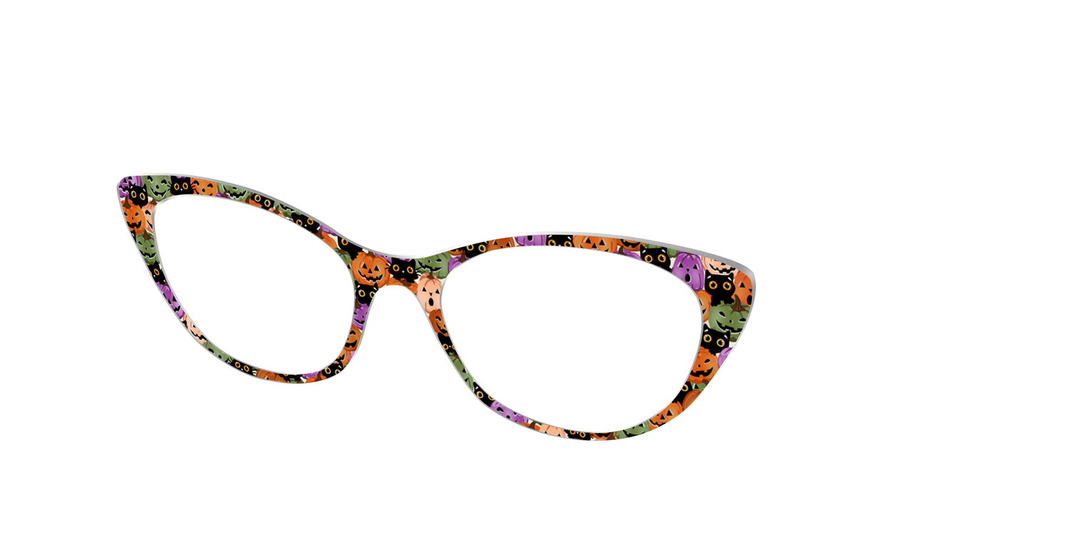 The Purring Pumpkins - Angle Top Image - Pair Eyewear