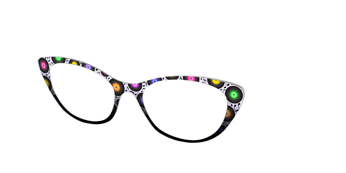 The Record Collection - Angle Top Image - Pair Eyewear