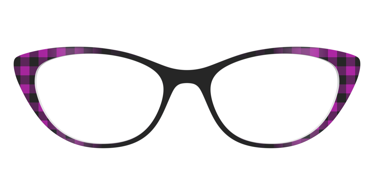The Reimagined Plaid - Front Top Image - Pair Eyewear