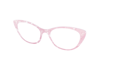 The Rose Quartz Pearl Marble - Angle Top Thumbnail - Pair Eyewear