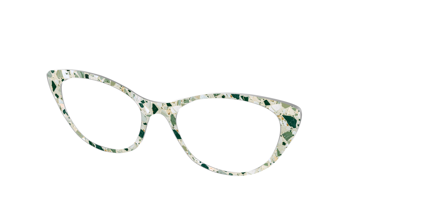 The Sage Terrazzo - Angle Top Image - Pair Eyewear