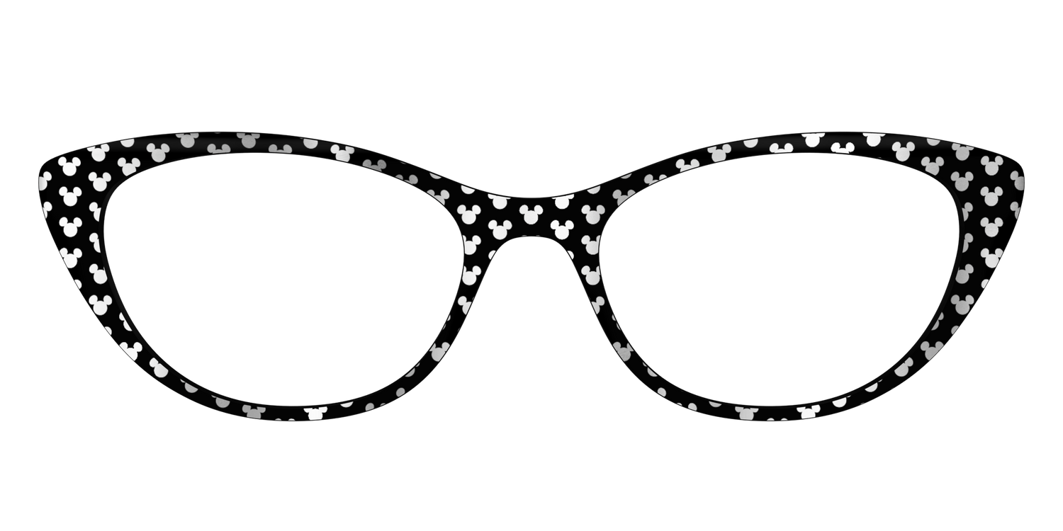 The Silver Foil Mickey - Front Top Image - Pair Eyewear