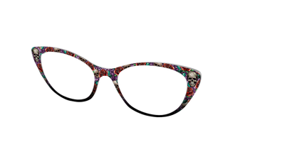 The Skull & Thorn Stained Glass - Angle Top Thumbnail - Pair Eyewear