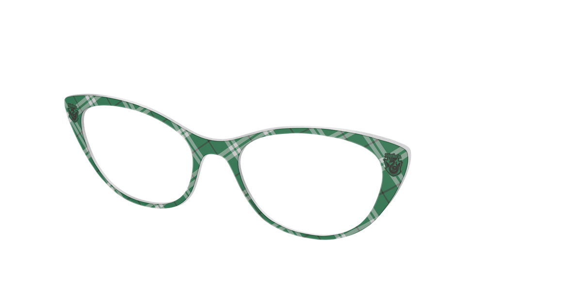 The Slytherin™ Plaid - Angle Top Image - Pair Eyewear