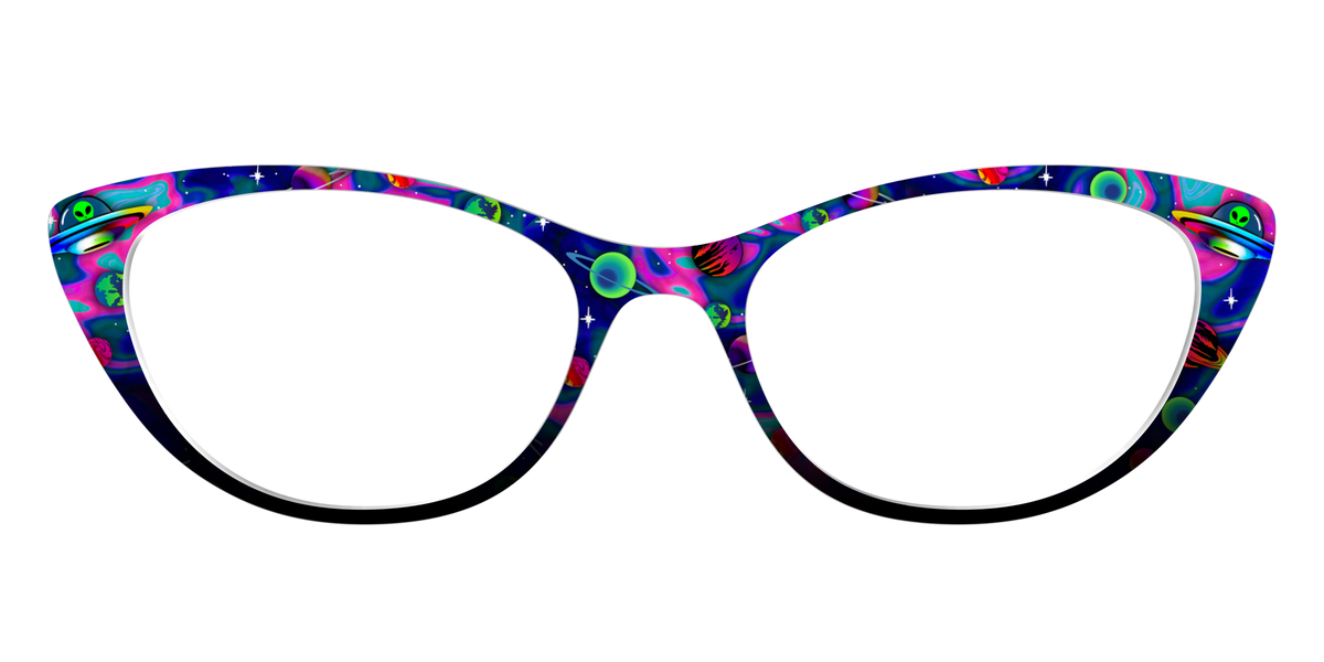 The Space Invasion Marble - Front Top Image - Pair Eyewear