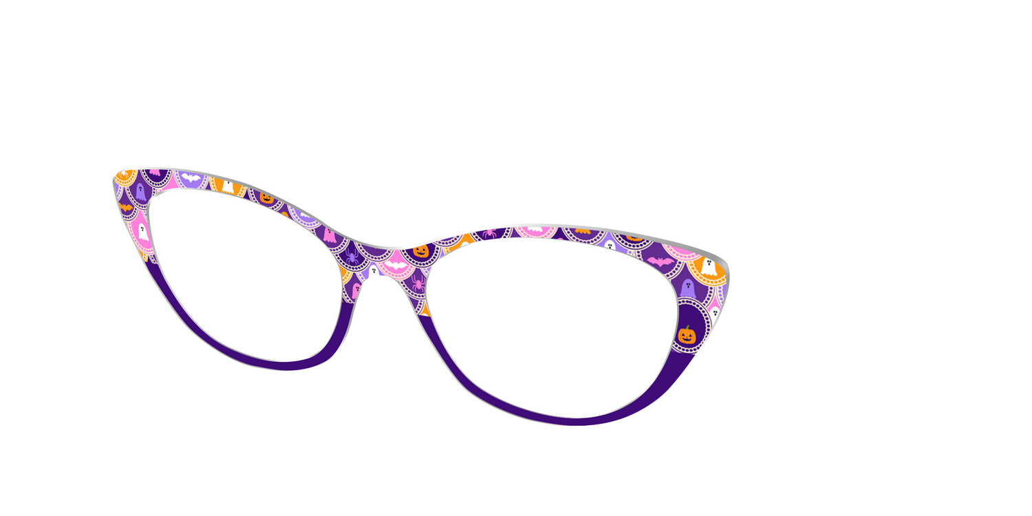 The Spooky Scallop Split - Angle Top Image - Pair Eyewear