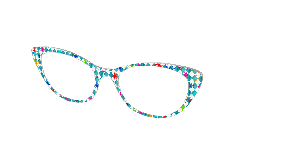The Starburst Diamonds - Angle Top Image - Pair Eyewear