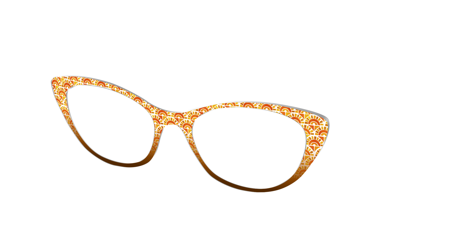 The Summer Sun Scallop - Angle Top Image - Pair Eyewear