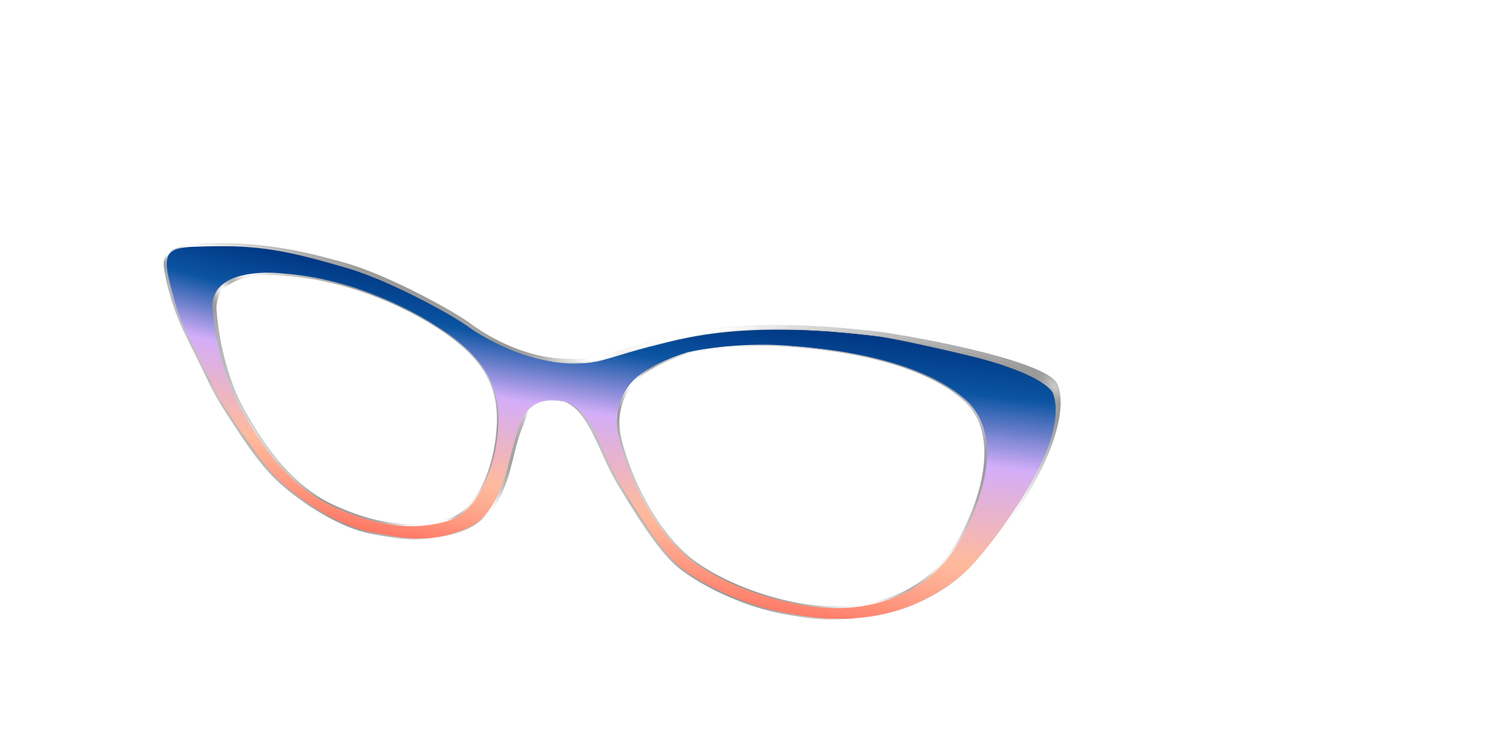 The Sundown Gradient - Angle Top Image - Pair Eyewear