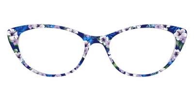The Tropical Blue Blossoms - Front Top Thumbnail - Pair Eyewear